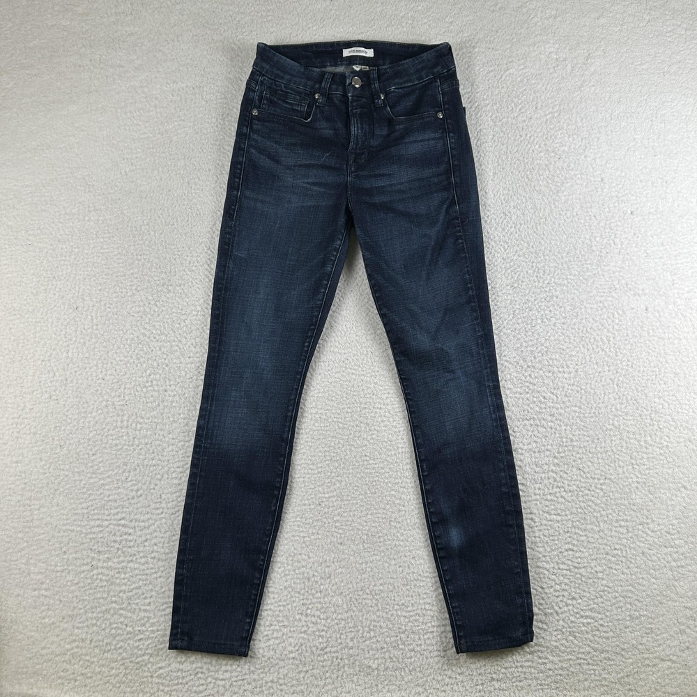 Good American Jeans Womens 2/26 Dark Wash Good Legs Skinny Stretch Denim Ankle - Picture 5 of 16